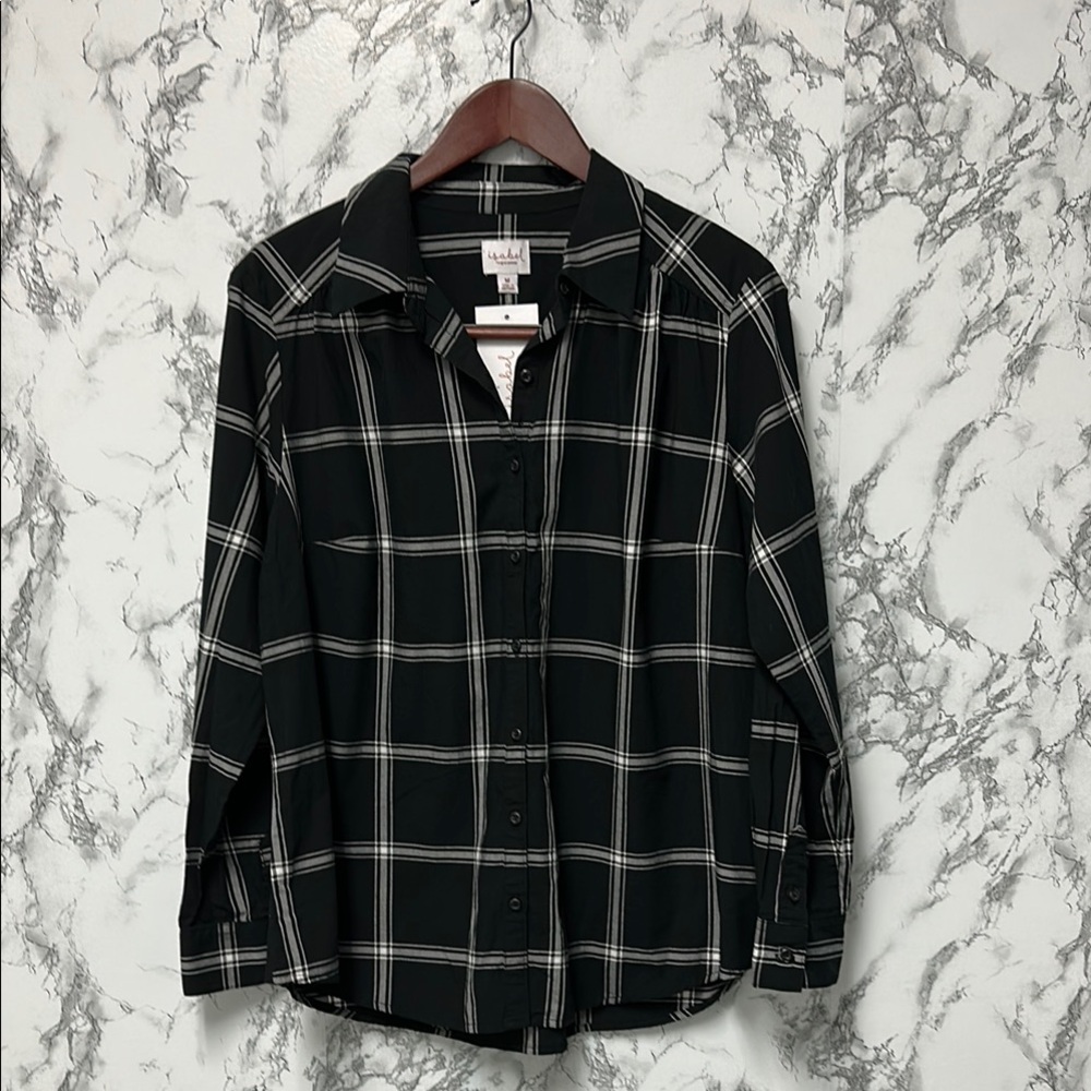 Isabel By Ingrid + Isabel Long Sleeve Button-Front Maternity Shirt Size M - Picture 6 of 14